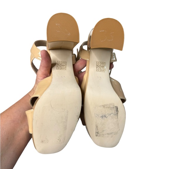 Jeffrey Campbell Amma Platform Slingback Sandal, size 9.5, NWOB, NUDE - Picture 10 of 15